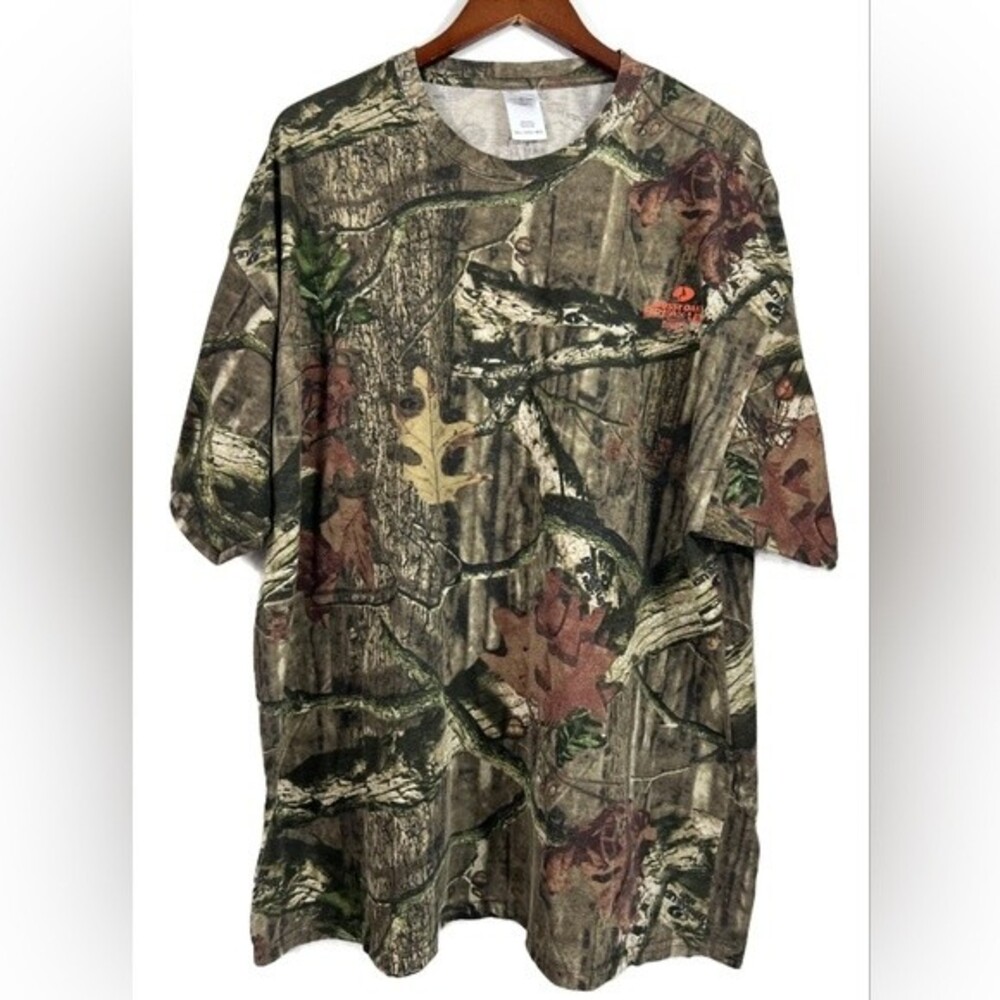 Mossy Oak Break Up Infinity Men's Brush Pattern Short Sleeve Tee Size 3XL